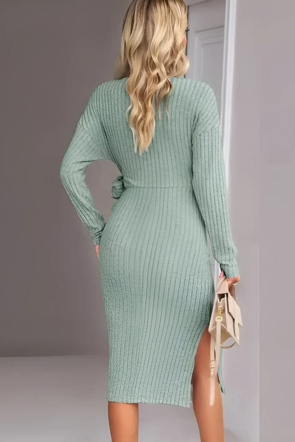 Robe Pull Vert d'Eau