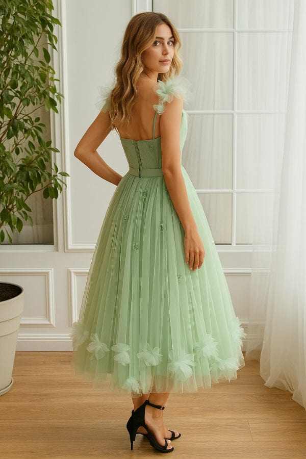 Robe Vintage Vert d'Eau