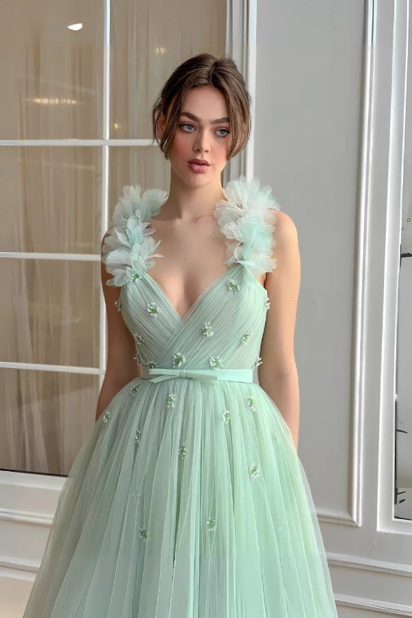 Robe Vintage Vert d'Eau