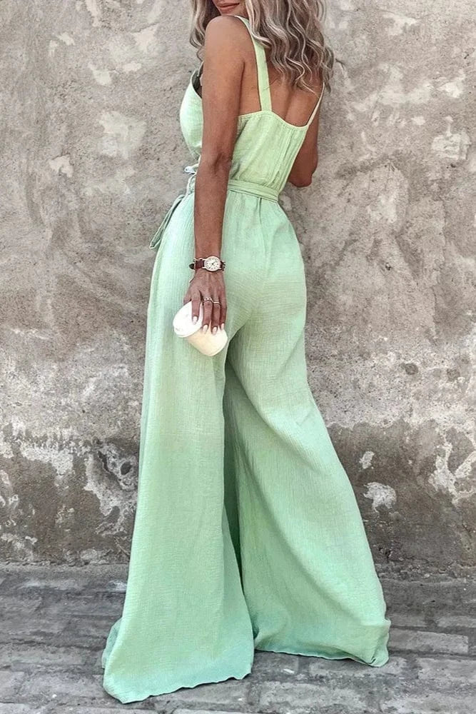 Combi Pantalon Vert d'Eau