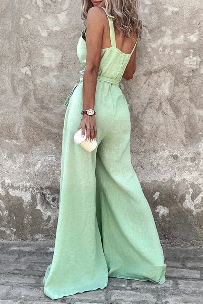 Combi Pantalon Vert d'Eau