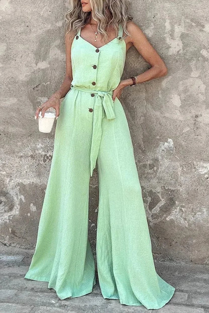 Combi Pantalon Vert d'Eau