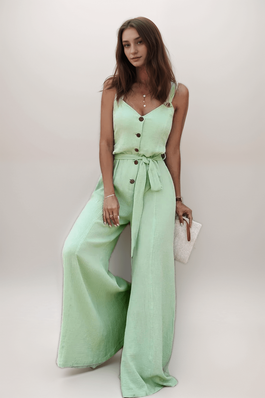 Combi Pantalon Vert d'Eau