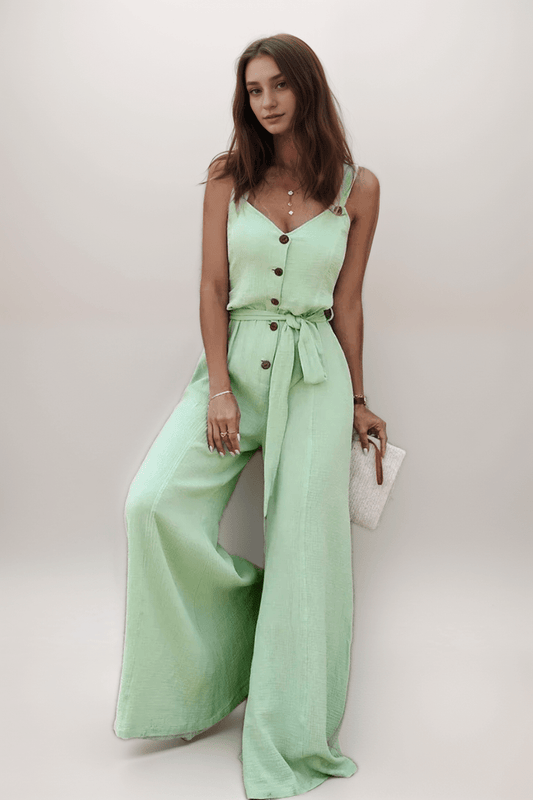 Combi Pantalon Vert d'Eau