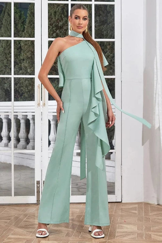 Combinaison de Mariage Vert d'Eau
