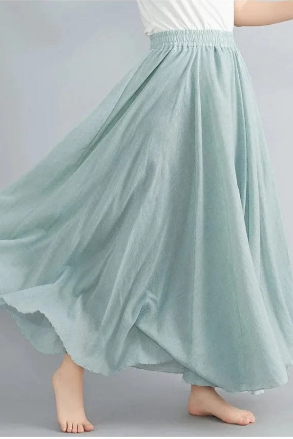 Jupe Longue Vert d'Eau