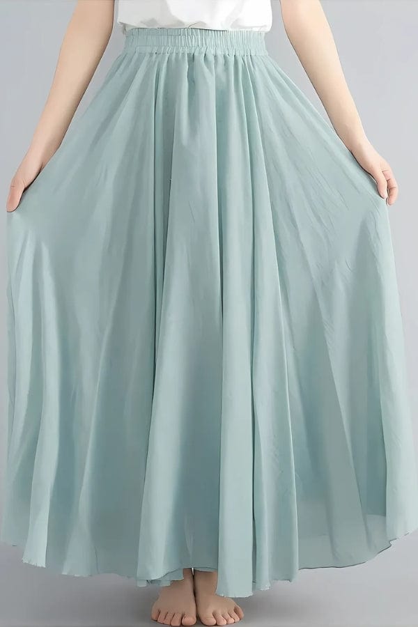 Jupe Longue Vert d'Eau