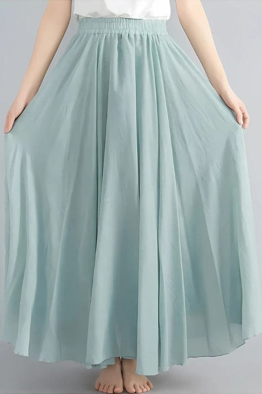 Jupe Longue Vert d'Eau