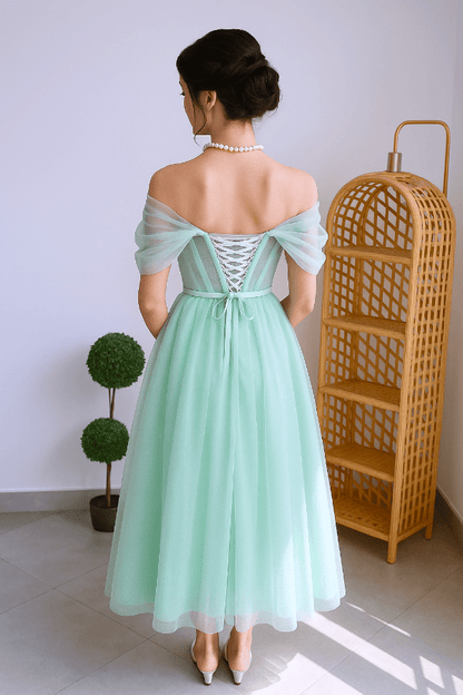 Robe Bleu-Vert d'Eau