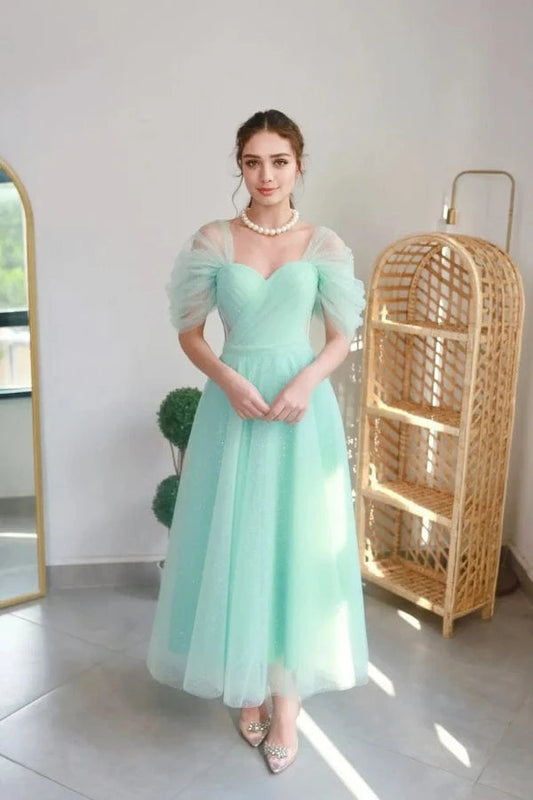 Robe Bleu-Vert d'Eau