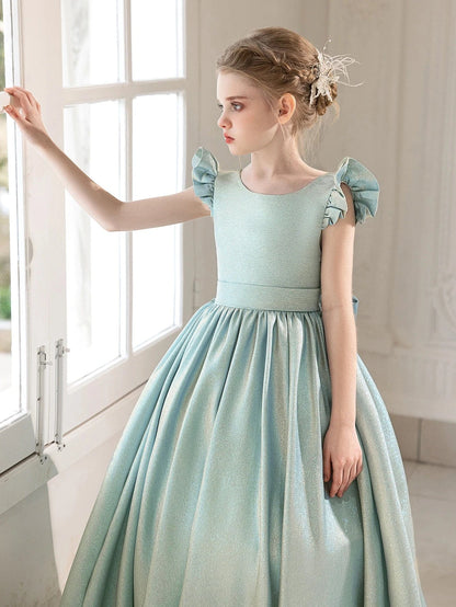 Robe Cérémonie Fille Vert d'Eau