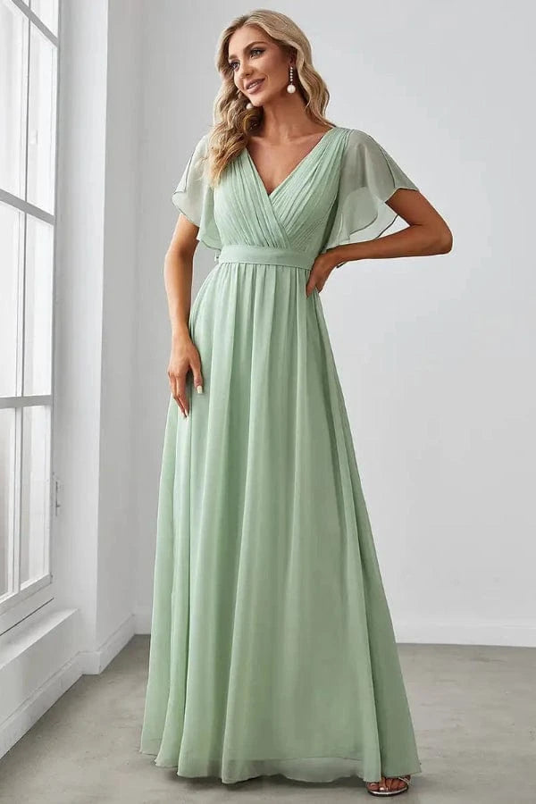 Robe Chic Vert d'Eau