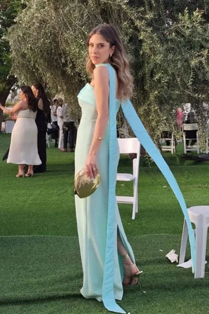 Robe Droite Vert d'Eau