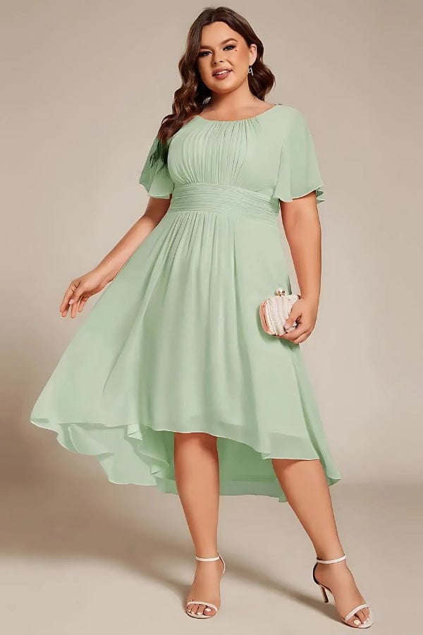 Robe Mi Longue Vert d'Eau