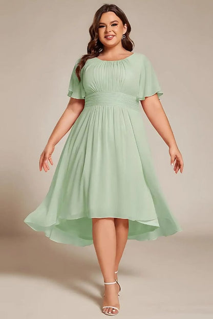 Robe Mi Longue Vert d'Eau