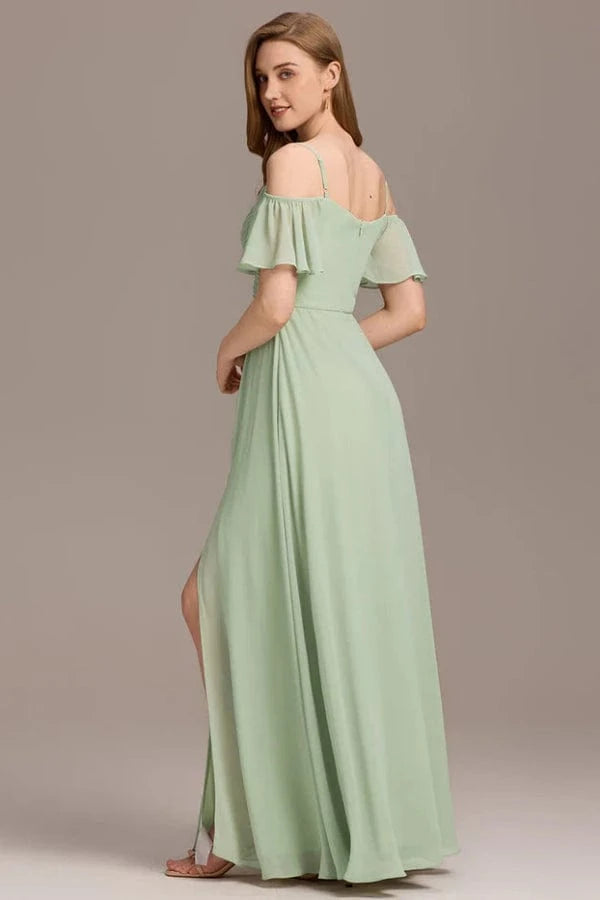 Robe Plissée Vert d'Eau