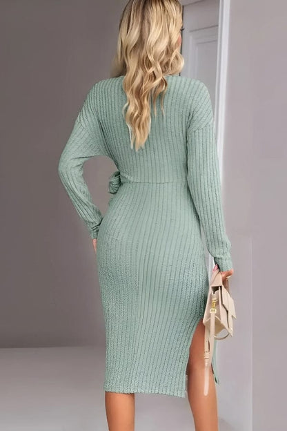 Robe Pull Vert d'Eau