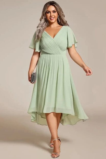 Robe Vert d'Eau Grande Taille