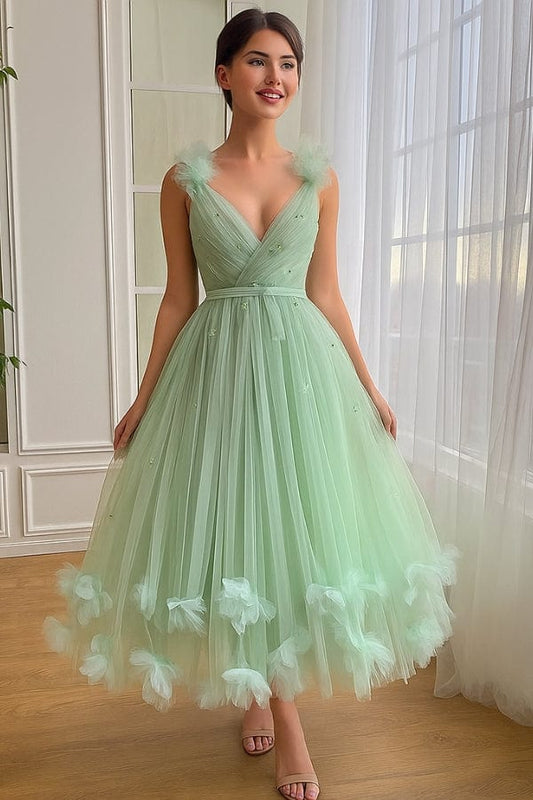 Robe Vintage Vert d'Eau
